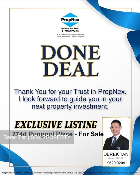 Blk 274D Punggol Place (Punggol), HDB 4 Rooms #207261011